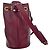Borsa a secchiello Cartier Must De Cartier in pelle burgundy Rosso Bordò - vista 4