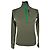 Moncler Grenoble Half-Zip Pullover aus Olive Nylon Grün Olivgrün