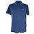 Polo Ami Paris con logo ricamato in cotone blu navy
