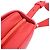 Borsa a tracolla Delvaux Mini Le Mutin Saddle in pelle rossa Rosso - vista 12