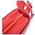 Borsa a tracolla Delvaux Mini Le Mutin Saddle in pelle rossa Rosso - vista 13