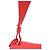Borsa a tracolla Delvaux Mini Le Mutin Saddle in pelle rossa Rosso - vista 16
