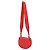 Borsa a tracolla Delvaux Mini Le Mutin Saddle in pelle rossa Rosso - vista 3