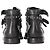 Autre Marque Stivaletti Ranger con borchie Saint Laurent in pelle nera Nero - vista 3