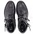 Autre Marque Stivaletti Ranger con borchie Saint Laurent in pelle nera Nero - vista 6