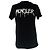 T-shirt Moncler in cotone nero con logo graffiti