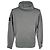 Stone Island Logo-Patch Hoodie aus dunkelgrauer Baumwolle - Ansicht 3