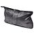 Borsa a pochette con zip Jimmy Choo in pelle argento effetto distressed Nero - vista 2