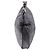 Borsa a pochette con zip Jimmy Choo in pelle argento effetto distressed Nero - vista 3