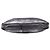 Borsa a pochette con zip Jimmy Choo in pelle argento effetto distressed Nero - vista 5