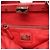 Borsa Fendi Mini Peekaboo con manico in pelle di vitello rossa Stampa python - vista 10