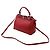 Borsa Fendi Mini Peekaboo con manico in pelle di vitello rossa Stampa python - vista 2