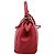 Borsa Fendi Mini Peekaboo con manico in pelle di vitello rossa Stampa python - vista 3