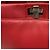 Borsa Fendi Mini Peekaboo con manico in pelle di vitello rossa Stampa python - vista 7
