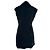 Chaleco cruzado Bottega Veneta en algodón negro - vista 3