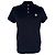 Moncler Logo-Patched Polo Shirt in Navy Blue Cotton