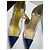 Christian Louboutin Debout 120 Décolleté Blu Bianco Metallico - vista 13