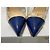 Christian Louboutin Debout 120 Décolleté Blu Bianco Metallico - vista 5