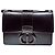 Borsa a tracolla Christian Dior 30 Montaigne in pelle nera Nero