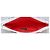 Clutch Christian Louboutin in pelle di vitello argento e bianca Bianco - vista 6