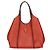 Tod's T Timeless Leder Shopping Bag Mini Handtasche Orange - Ansicht 3