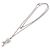 Collana con pendente Satyr da uomo Vivienne Westwood Argento