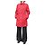 Burberry Impermeable Mackintosh Rojo Forro Floral Roja - vista 2