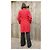 Burberry Impermeable Mackintosh Rojo Forro Floral Roja - vista 3