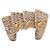 Anello Armor Orbit in resina Vivienne Westwood Beige - vista 2