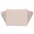 Mini borsa tote Tod's in lino e pelle beige - vista 5