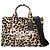 COACH CP770 Leopard Cargo Tote Beige