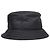 Cappello bucket Burberry in nylon nero - vista 3