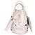 Borsa Bucket 2-Way in pelle traforata TOD'S - White Bianco - vista 4
