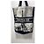 Borsa Tote Christian Dior in Tela Nero Bianco - vista 11