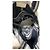 Borsa Tote Christian Dior in Tela Nero Bianco - vista 7