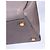 Sac cabas en cuir gris Giorgio Armani Marron - vue 6