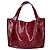 Stella Mc Cartney Borsa Tote Stella McCartney con logo traforato Bordò - vista 4