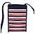 Marni Borsa a tracolla mini Border Jacquard Rosso Crudo Blu navy - vista 3