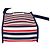 Marni Borsa a tracolla mini Border Jacquard Rosso Crudo Blu navy - vista 5