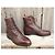 Autre Marque James Armstrong Brown Grained Leather Lace-up Ankle Boots - view 2