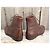 Autre Marque James Armstrong Brown Grained Leather Lace-up Ankle Boots - view 4