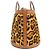 Picca borsa secchiello Marni con stampa leopardata Marrone - vista 3