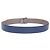 Ceinture en cuir à boucle logo Giorgio Armani Bleu - vue 3