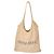Miu Miu Ivy Raffia-Effekt x Leinen Tote Bag