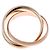 Anello Cartier Trinity Tre Colori - vista 2