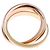 Anello Cartier Trinity Tre Colori - vista 3