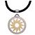 Bulgari Collana Tondosan in pelle Bvlgari