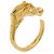 Hermès Anillo Hermes Cheval Horse Ring Dorado