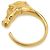 Hermès Anillo Hermes Cheval Horse Ring Dorado - vista 4