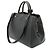 Louis Vuitton Monogram Empreinte Montaigne GM Handtasche Schwarz - Ansicht 3